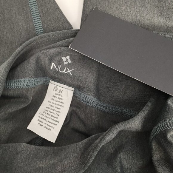 NUX Active Madrid High waist Legging grey yoga active athleisure New Small - Picture 4 of 4
